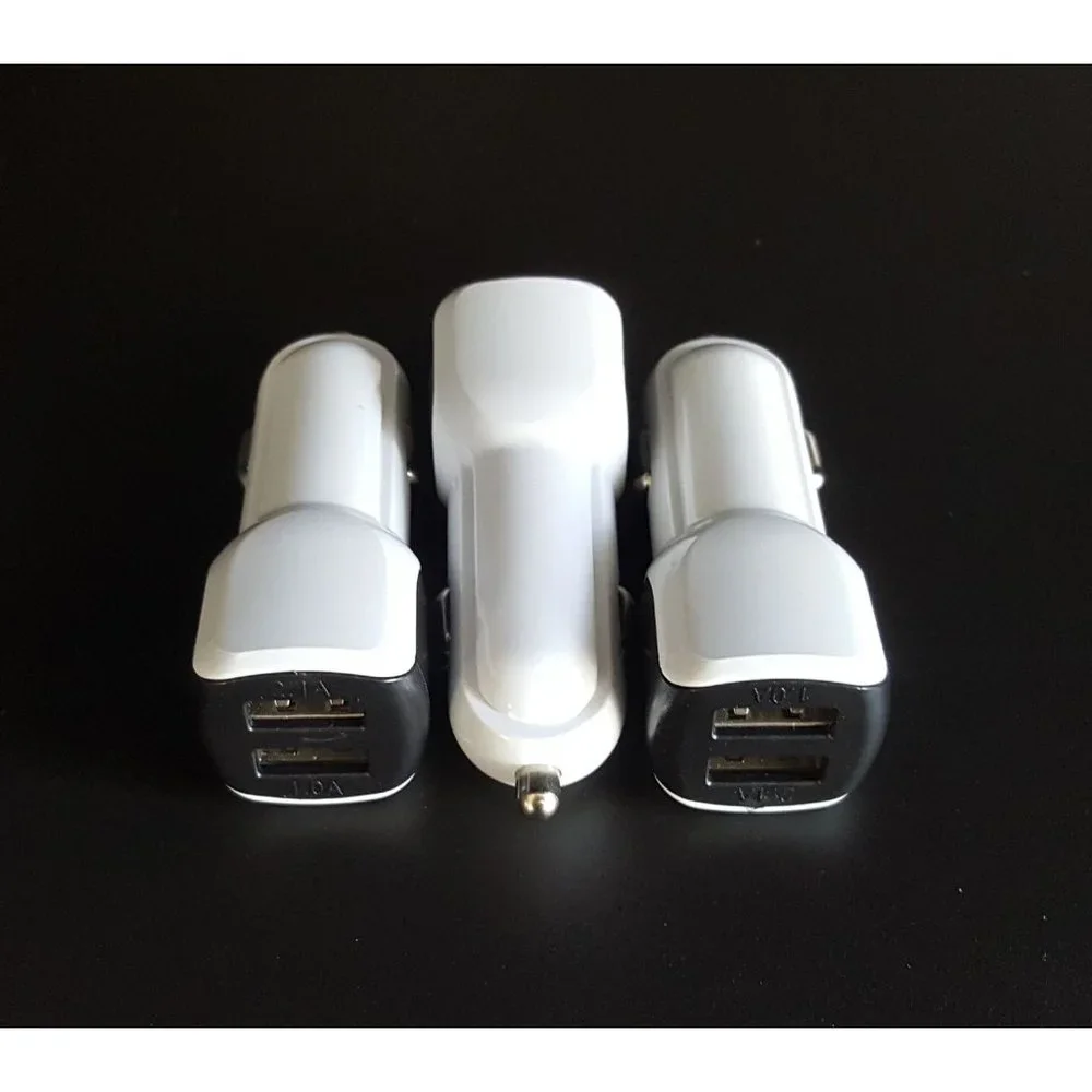 3 X LED Dual Port Car Charger
